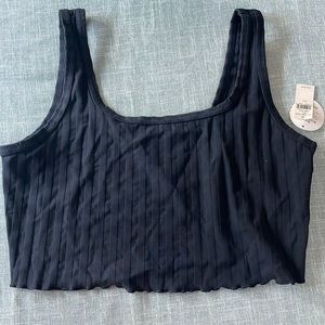 Black cotton matching set by Aerie